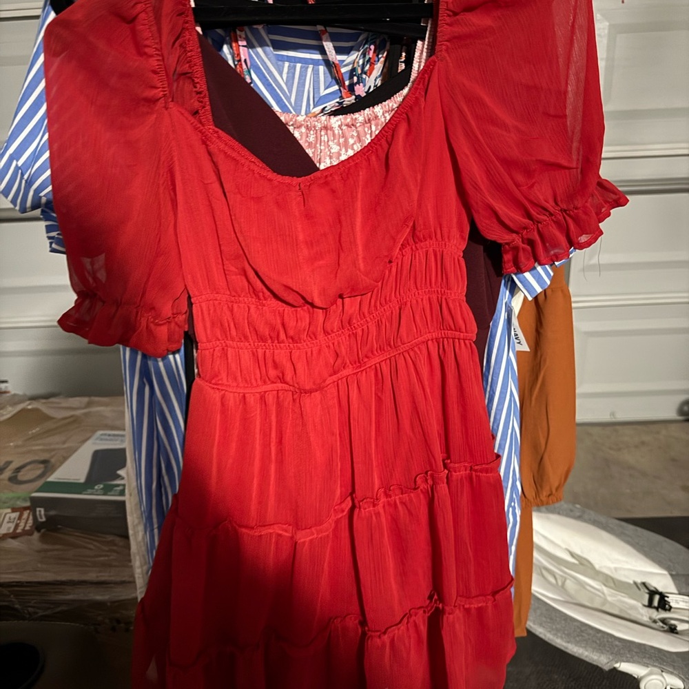 Trixxi Vibrant Red Dress